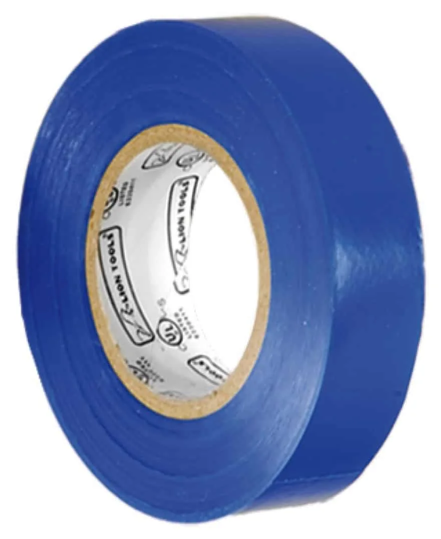 CINTA DE AISLAR 19 mm ancho x 9 m de largo AZUL