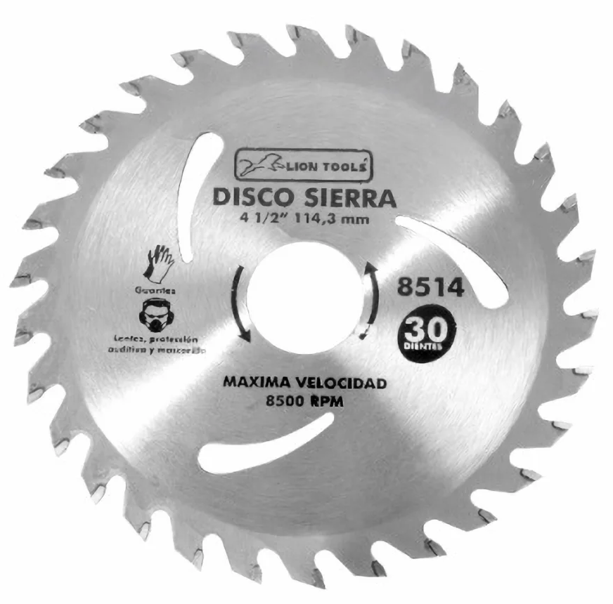 DISCO SIERRA 4 1/2" 114,3 MM