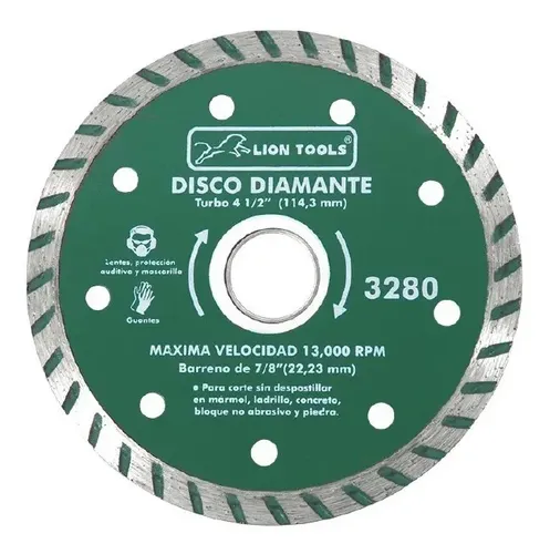 DISCO DIAMANTE TURBO 4 1/2" 114,3 MM