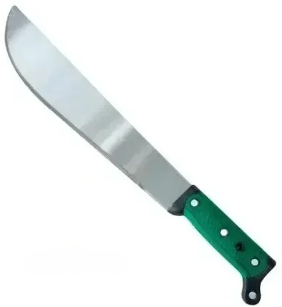 MACHETE PULIDO RECTO MANGO PLASTICO 22"