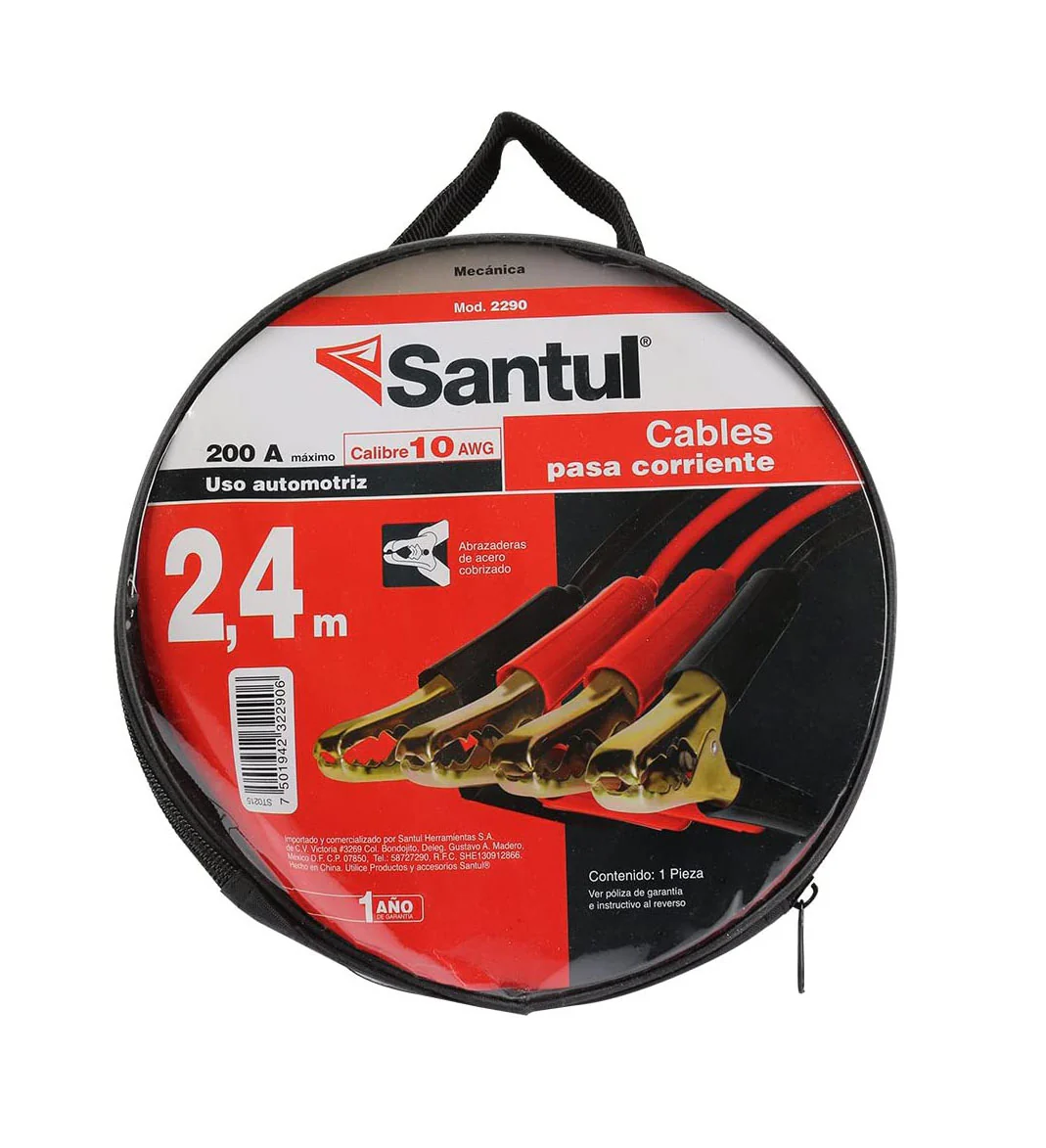 CABLES PASA CORRIENTE 200 A MAXIMO