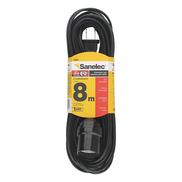 EXTENSION CON PORTA LAMPARAS 8 M