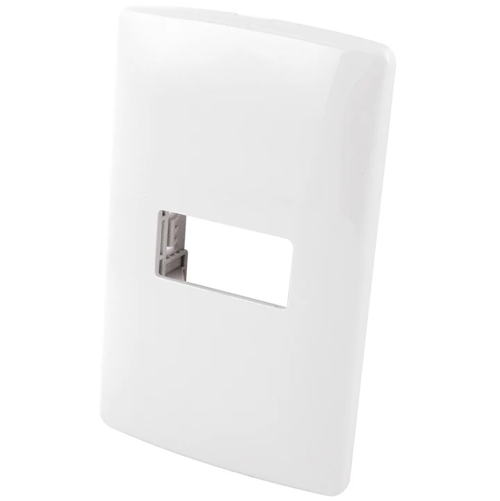PLACA PLASTICA BLANCA UN MODULO