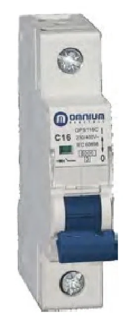 INTERRUPTOR TERMOMAGNETICO 1 POLO 16 A