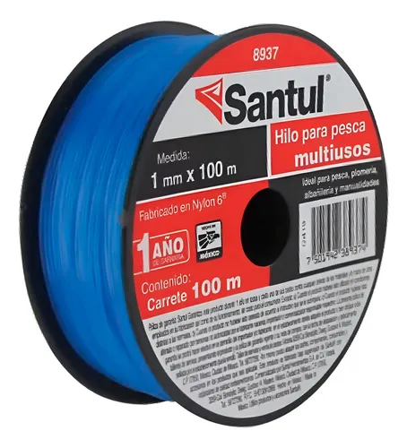 HILO PARA PESCA AZUL 100M 1MM
