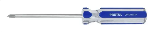 DESARMADOR CRUZ MANGO ACETATO 4" X 3/16"