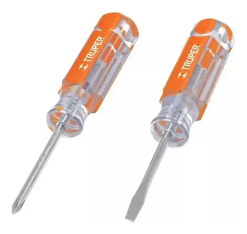 JUEGO MINI DESARMADORES 1/8" MANGO ACETATO