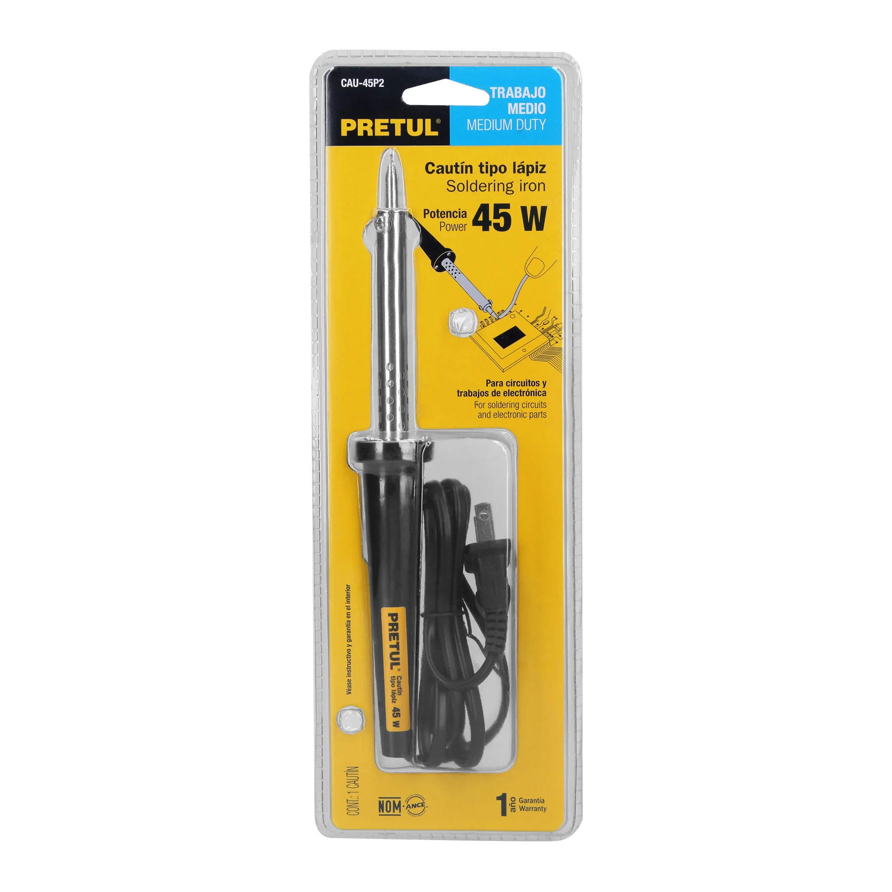 CAUTIN TIPO LAPIZ 45 W TRABAJO MEDIO